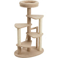 Wfkbz Oval Base Spiral Four Platform Cat Tree Sand - Product view